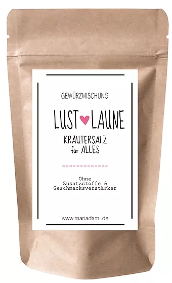 LUST + LAUNE Kräutersalz | Gewürztütchen von mariAdam