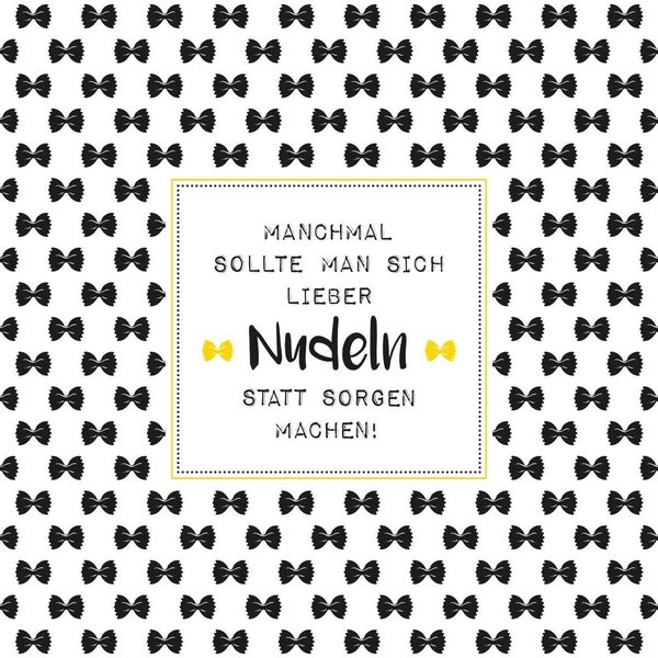 NUDELN, Lunch-Servietten | PPD Paperproducts Design GmbH