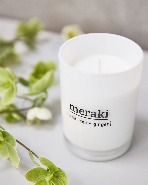 WHITE TEA & GINGER, Duftkerze |  MERAKI
