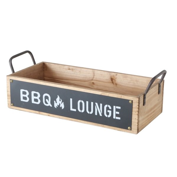 BBQ Lounge | Holzkasten mit Griffen