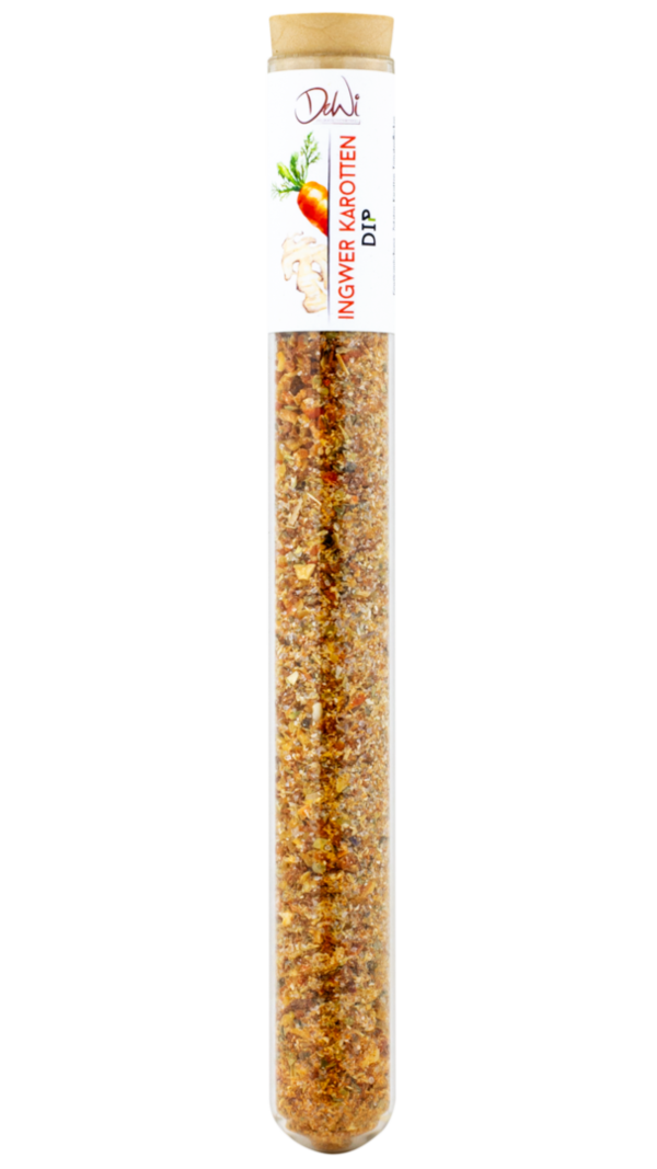 Ingwer Karotten Dip | Spice Tube XL Glas