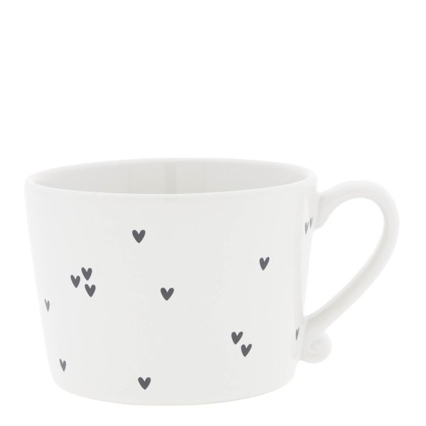 LITTLE HEARTS, Cup white/black | BASTION COLLECTIONS